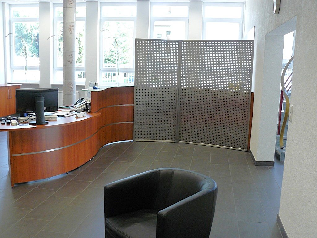 Empfangsbereich eines Unternehmens in Ettlingen